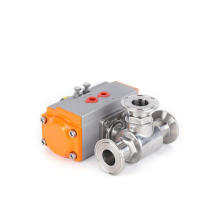 Pneumatic Actuated Tri-Clamp Ball Valve